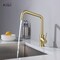 Kibi Macon Single Handle Bar Sink Faucet with Soap Dispenser C-KKF2012BG-KSD100BG - alternate 3